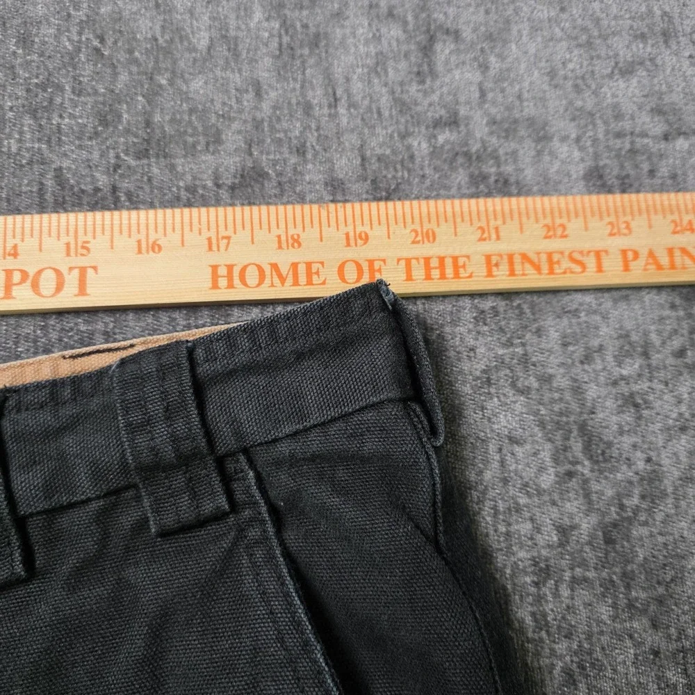 Duluth Trading Pants Mens 40x30 Fit 38x30 Black Heavyweight Flex Fire Hose Cargo